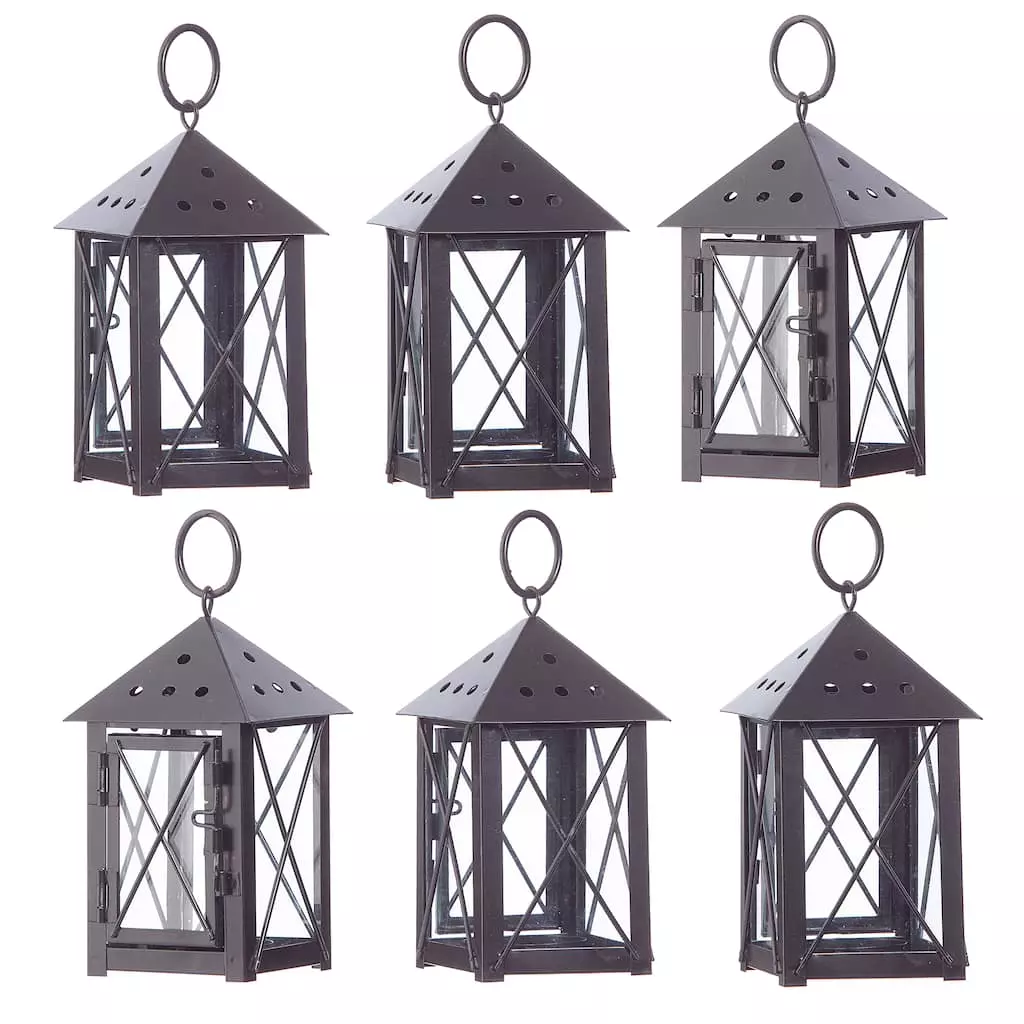 Cheap 🎉 5" Mini Tea Light Lanterns, 6ct. by Ashland® ⭐ 3 Cheap 🎉 5" Mini Tea Light Lanterns, 6ct. by Ashland® ⭐