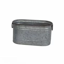 Michaels Store 14 Cheap π€© Small Dark Galvanized Metal Oblong Planter By Ashland® β