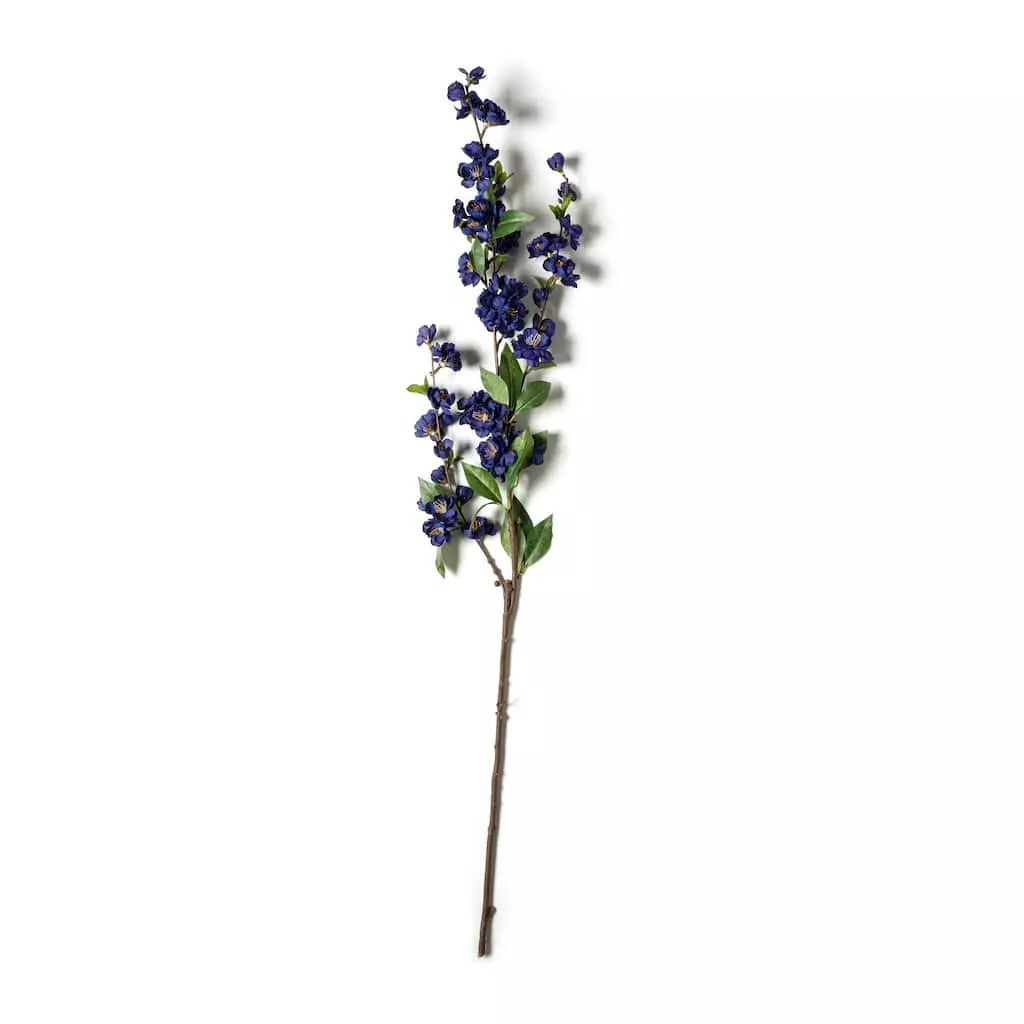 Wholesale 👍 Mini Dark Blue Blossom Stem by Ashland® ✨ 3 Wholesale 👍 Mini Dark Blue Blossom Stem by Ashland® ✨
