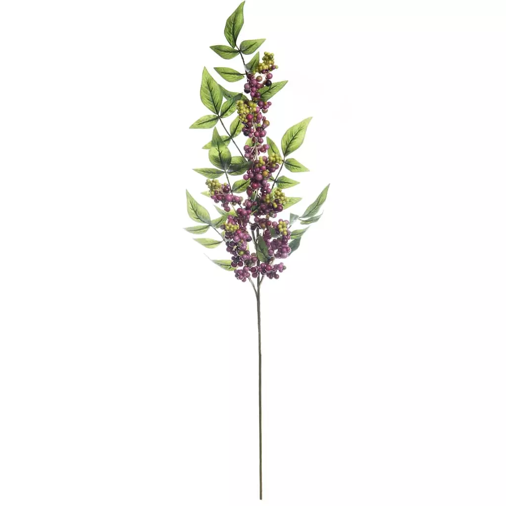 Wholesale 🌟 12 Pack: Burgundy Berry Stem with Leaves by Ashland® 😍 3 Wholesale 🌟 12 Pack: Burgundy Berry Stem with Leaves by Ashland® 😍