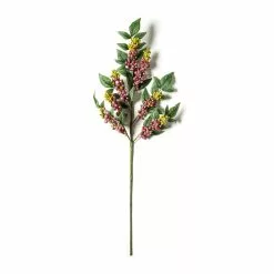 Outlet 🎉 Burgundy Berry Stem with Leaves by Ashland® 🎉