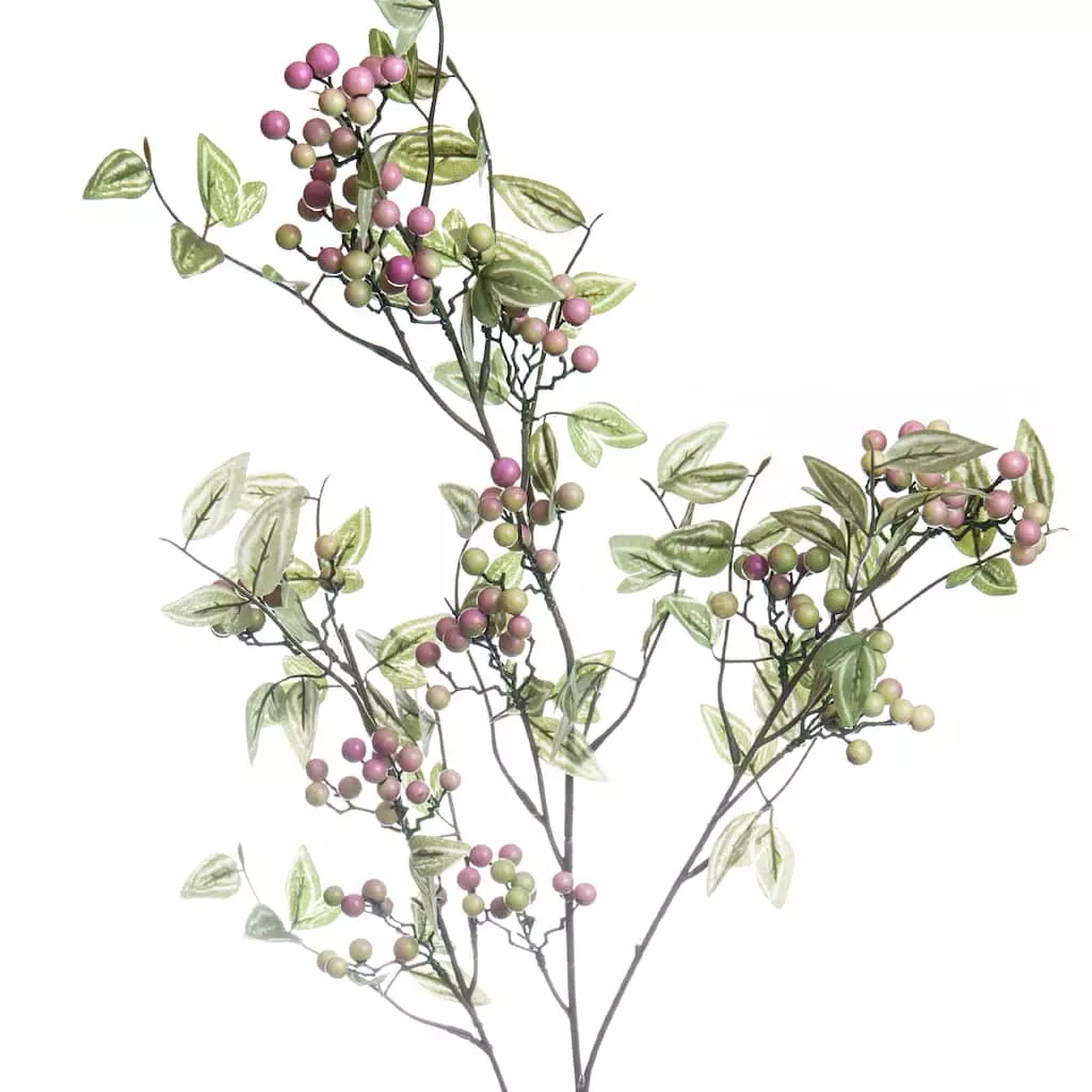 Hot Sale 🔥 8 Pack: Green Berry Stem with Leaves by Ashland® ❤️ 4 Hot Sale 🔥 8 Pack: Green Berry Stem with Leaves by Ashland® ❤️ - Image 2