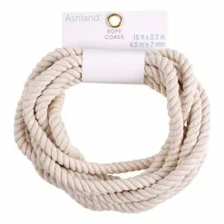 Budget ⭐ 12 Pack: 15ft. Ivory Rope by Ashland® 💯