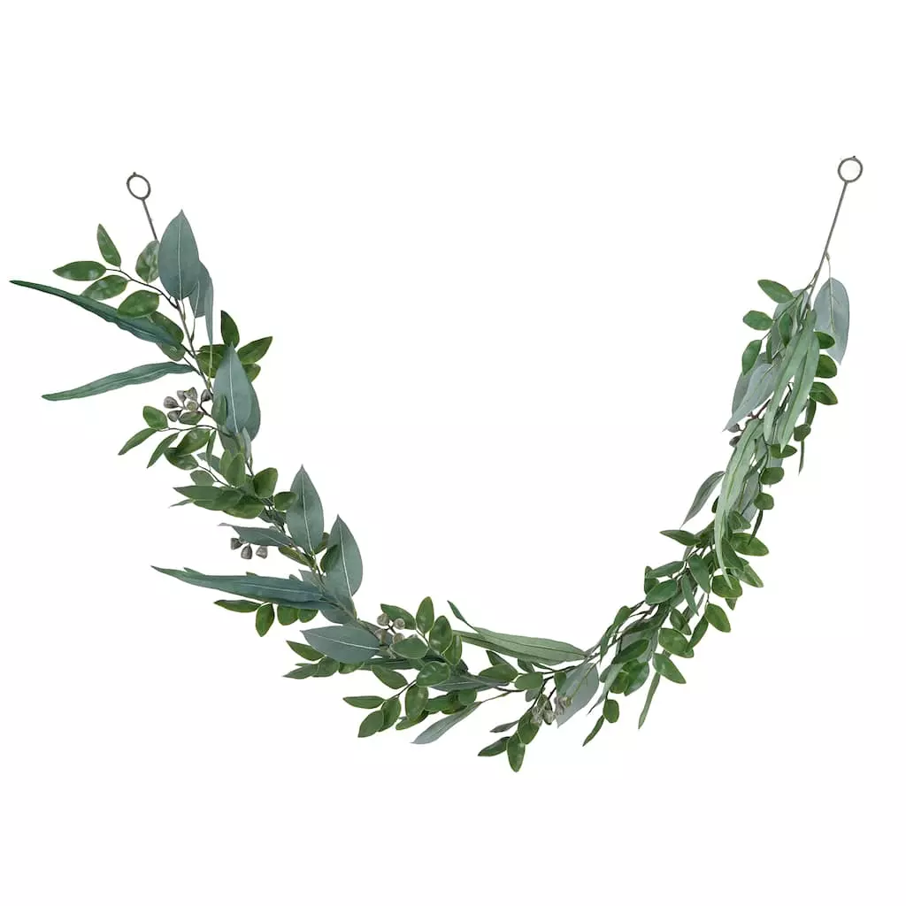 Discount 🔥 6 Pack: 6ft. Eucalyptus Garland with Green Berries by Ashland® ⌛ 3 Discount 🔥 6 Pack: 6ft. Eucalyptus Garland with Green Berries by Ashland® ⌛