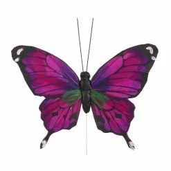 New 🥰 10.2" Blue, Purple & Green Feather Butterfly by Ashland® 👏 -Michaels Store 10627154 3