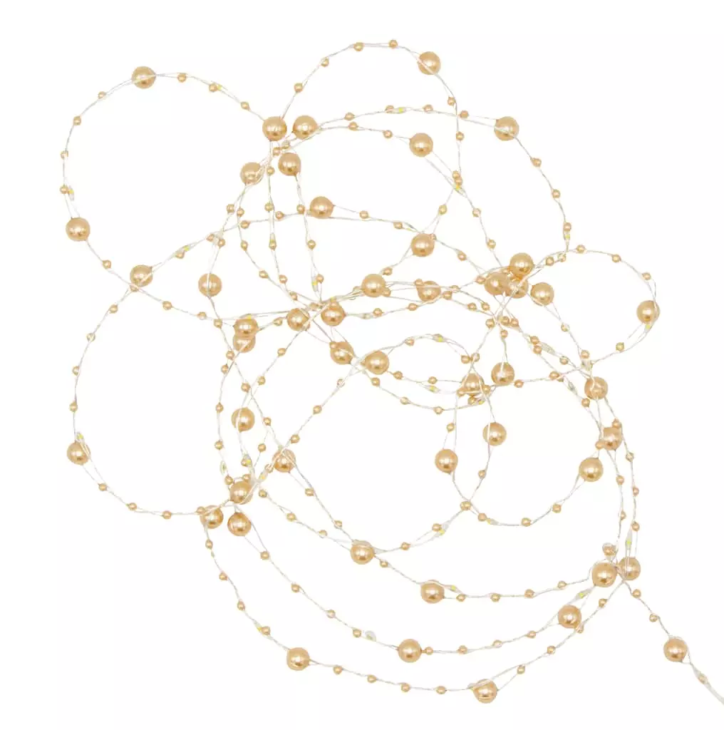 Budget 😀 40ct. Warm White Gold Pearl LED String Lights by Ashland® ❤️ 8 Budget 😀 40ct. Warm White Gold Pearl LED String Lights by Ashland® ❤️ - Image 6