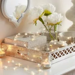 Budget 😀 40ct. Warm White Gold Pearl LED String Lights by Ashland® ❤️ 13 Budget 😀 40ct. Warm White Gold Pearl LED String Lights by Ashland® ❤️ -Michaels Store 10632035 3