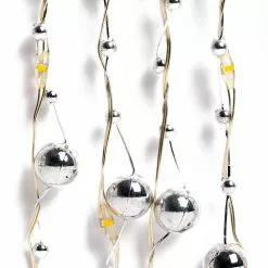 Best reviews of 💯 40ct. Warm White Silver Pearl LED String Lights by Ashland® 😍 -Michaels Store 10632036 5
