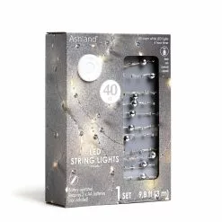 Promo 🎉 12 Pack: 40ct. Warm White Silver Pearl LED String Lights by Ashland® 🤩 -Michaels Store 10632036 7 1