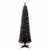 Best deal ✨ 6ft. Pre-Lit Shiny Black Pencil Tree, Clear Lights by Ashland® ⭐ -Michaels Store 10633874 2
