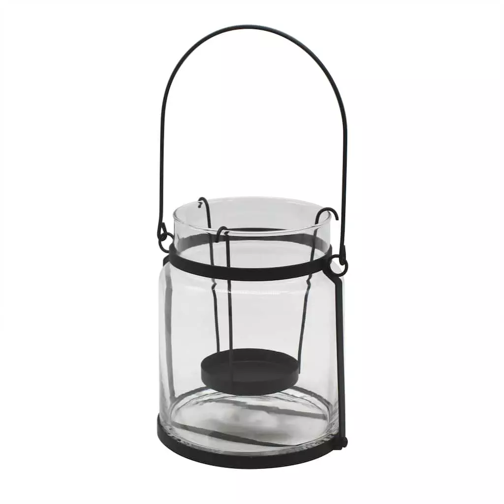 Best deal 👏 6 Pack: 7.2" Glass Lantern with Black Handle by Ashland® ✔️ 3 Best deal 👏 6 Pack: 7.2" Glass Lantern with Black Handle by Ashland® ✔️