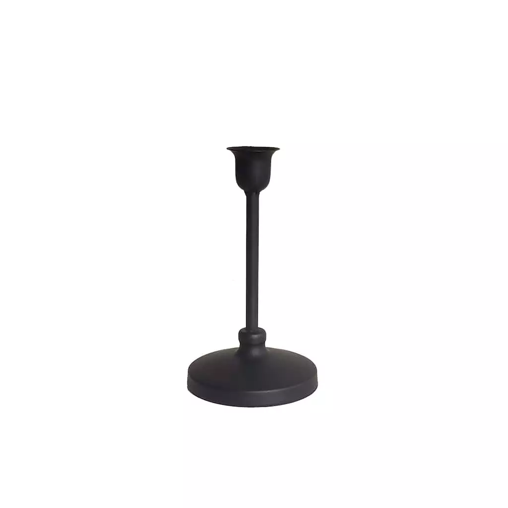 Promo ๐ 12 Pack: 6.3" Black Metal Candle Holder by Ashland® ๐ 3 Promo ๐ 12 Pack: 6.3" Black Metal Candle Holder by Ashland® ๐