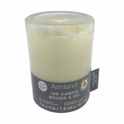 Brand new 🛒 3" x 4" LED Flame Pillar Candle by Ashland® ❤️ -Michaels Store 10637855 1