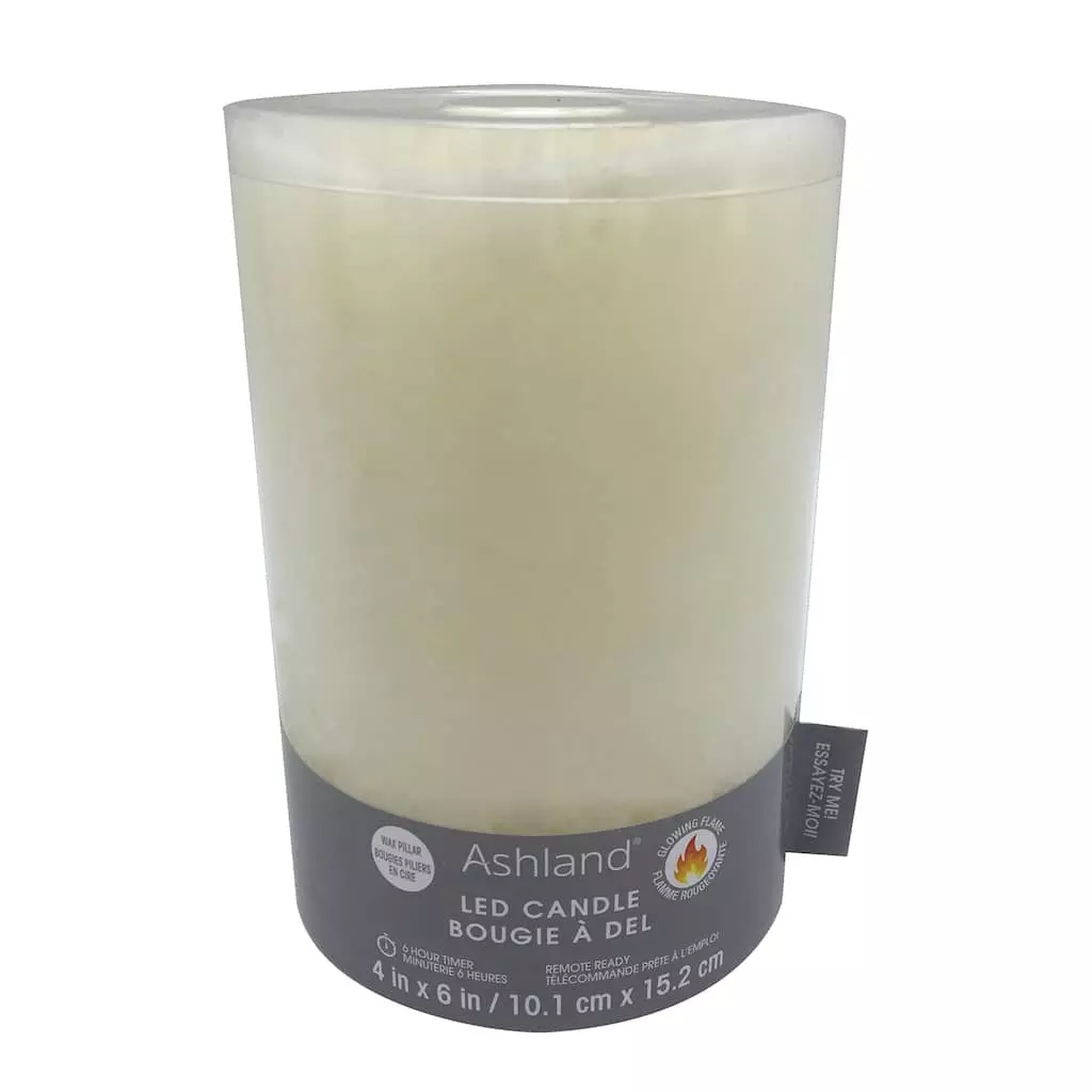 Deals โ 4" x 6" LED Flame Pillar Candle by Ashland® ๐งจ 5 Deals โ 4" x 6" LED Flame Pillar Candle by Ashland® ๐งจ - Image 3