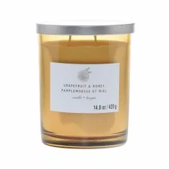 Outlet ✔️ Grapefruit & Honey 2-Wick Jar Candle by Ashland® 🎁