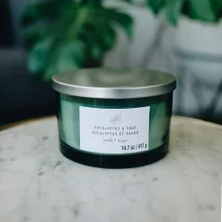 New 🤩 8 Pack: Eucalyptus & Sage 3-Wick Jar Candle by Ashland® ⭐ -Michaels Store 10638411 2 1
