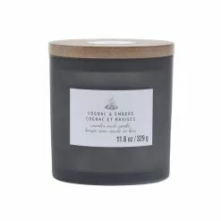 Hot Sale 🔥 Cognac & Embers Wooden Wick Jar Candle by Ashland® ⌛