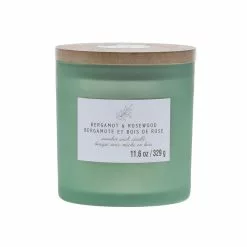 Coupon ✨ Bergamot & Rosewood Wooden Wick Jar Candle by Ashland® 😀