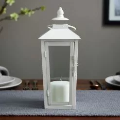 Cheap 😍 12.2" White Metal Lantern by Ashland® 🌟 -Michaels Store 10638433 20