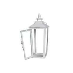 Cheap 😍 12.2" White Metal Lantern by Ashland® 🌟 -Michaels Store 10638433 3 1