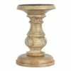 Best Sale ⭐ Wood Carved Pillar Candle Holder by Ashland® 👏