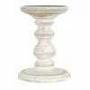 Cheap ✔️ Whitewashed Wood Carved Pillar Candle Holder by Ashland® 🎁 -Michaels Store 10639294 1