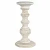 New ❤️ 8 Pack: 10" Whitewashed Wood Carved Pillar Candle Holder by Ashland® 🎉 -Michaels Store 10639296 1 1