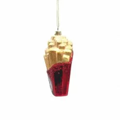Brand new 💯 Glass French Fries Ornament by Ashland® ✨ -Michaels Store 10640175 2