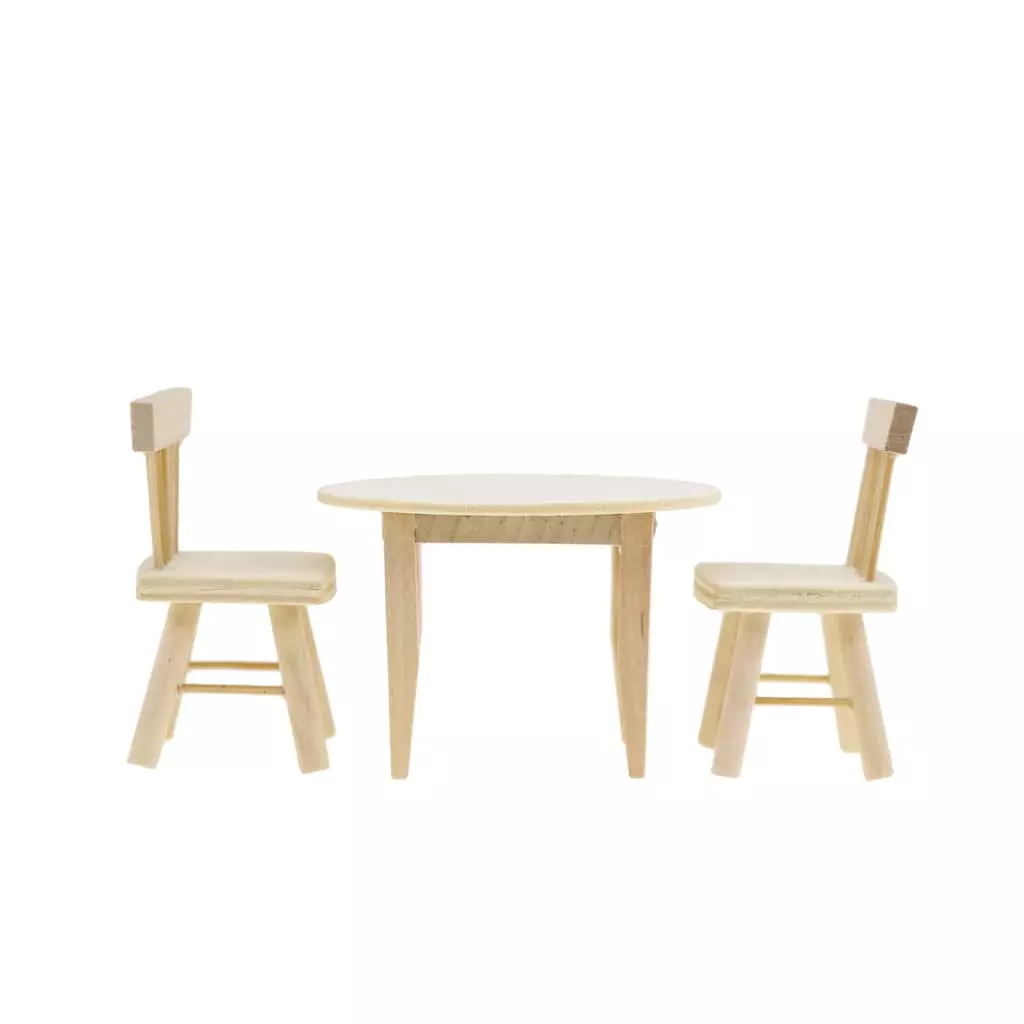 Coupon ⌛ 12 Pack: Mini Wood Table & Chairs Set by Ashland® ✔️ 5 Coupon ⌛ 12 Pack: Mini Wood Table & Chairs Set by Ashland® ✔️ - Image 3