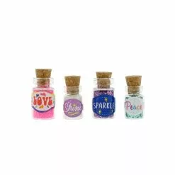 Hot Sale ✔️ 12 Pack: Mini Glass Glitter Bottle Set by Ashland® 😍