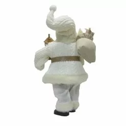 Brand new ❤️ 18" Santa in White Knit Fur Robe with Gifts by Ashland® 👍 7 Brand new ❤️ 18" Santa in White Knit Fur Robe with Gifts by Ashland® 👍 -Michaels Store 10670919 3