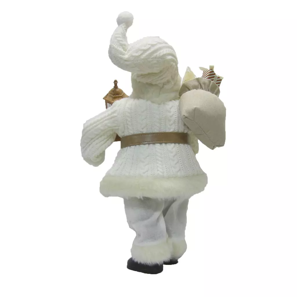 Brand new ❤️ 18" Santa in White Knit Fur Robe with Gifts by Ashland® 👍 5 Brand new ❤️ 18" Santa in White Knit Fur Robe with Gifts by Ashland® 👍 - Image 3