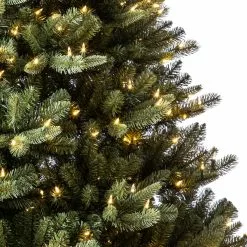 Promo ✨ 7.5ft. Pre-Lit Aspen Pine Quick Set® Artificial Christmas Tree, Warm White LED Lights by Ashland® 😍 -Michaels Store 10671385 10