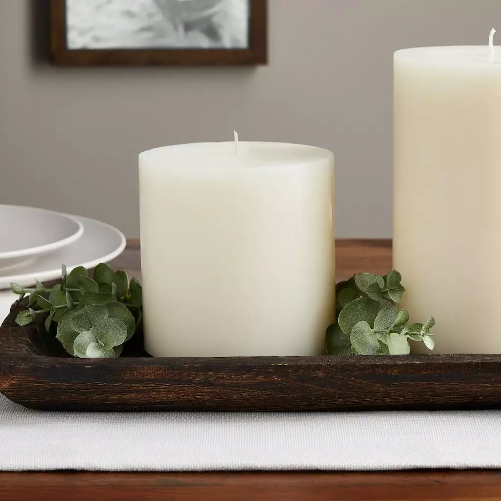 Outlet ❤️ 4" x 4" Ivory Pillar Candle by Ashland® ❤️ 4 Outlet ❤️ 4" x 4" Ivory Pillar Candle by Ashland® ❤️ - Image 2
