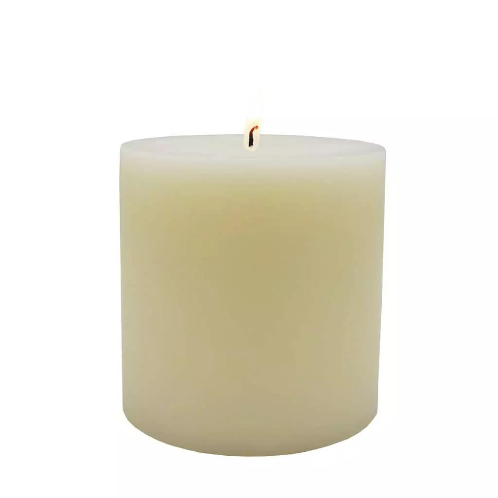 Outlet ❤️ 4" x 4" Ivory Pillar Candle by Ashland® ❤️ 6 Outlet ❤️ 4" x 4" Ivory Pillar Candle by Ashland® ❤️ - Image 4