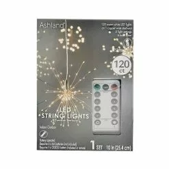 Best Sale ⌛ 120ct. Warm White LED Copper String Lights Starburst by Ashland® 🎁