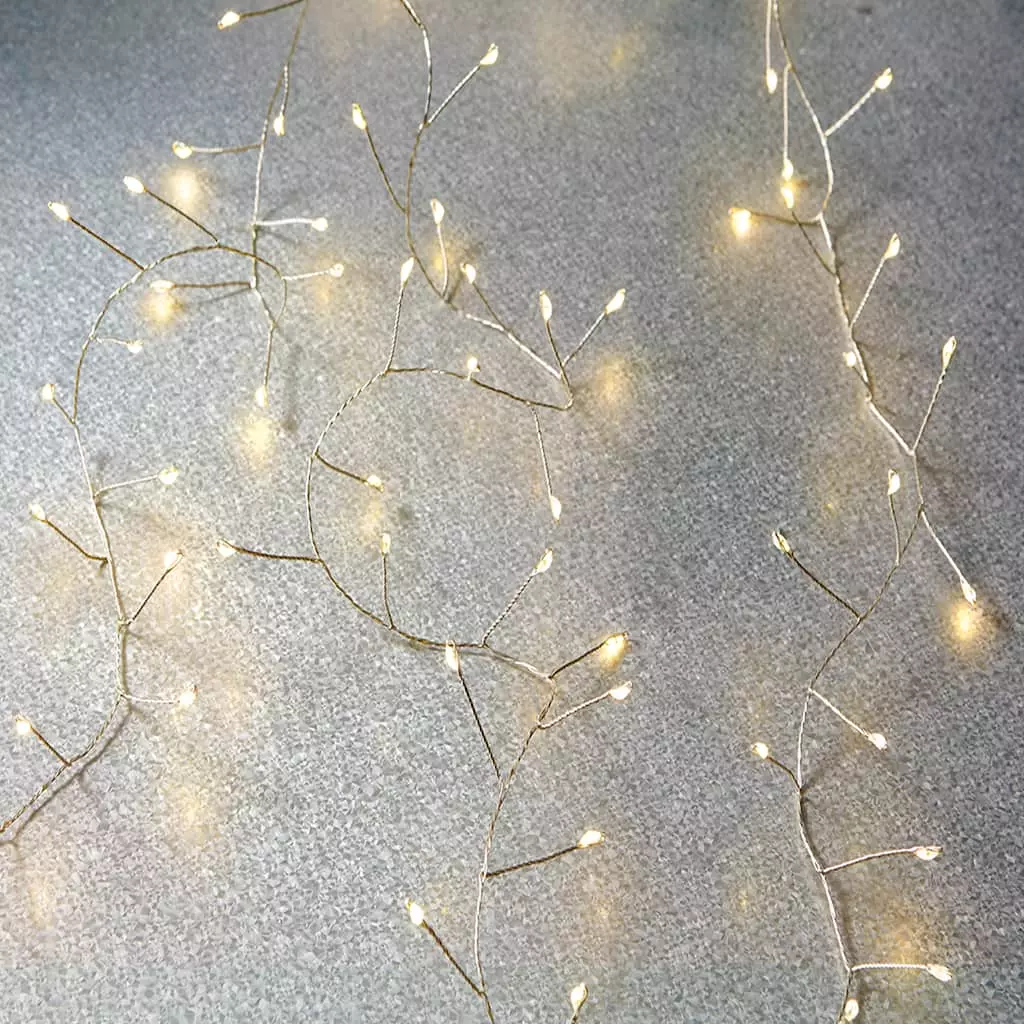 New ✔️ 120ct. Warm White LED String Lights Garland by Ashland® ⭐ 4 New ✔️ 120ct. Warm White LED String Lights Garland by Ashland® ⭐ - Image 2