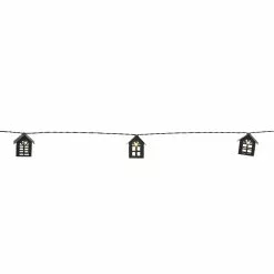 Discount 🤩 8 Pack: 10ct. Warm White LED Black House String Lights by Ashland® ✨