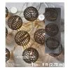 Wholesale ⭐ 10ct. Warm White LED Faux Rattan Ball String Lights by Ashland® 😍 -Michaels Store 10671559 1
