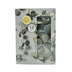 Wholesale 🌟 18ct. Warm White LED String Lights Eucalyptus Leaf Garland by Ashland® ✨