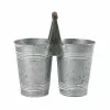 Budget ✨ 8 Pack: 9.6" Mini Galvanized Double Bucket by Ashland® 👏 2 Budget ✨ 8 Pack: 9.6" Mini Galvanized Double Bucket by Ashland® 👏 -Michaels Store 10671576 1 1