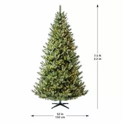 Flash Sale ⌛ 7.5ft. Pre-Lit Fairyland Fir Artificial Christmas Tree, Warm White Fairy LED Lights by Ashland® 😉 -Michaels Store 10671959 14