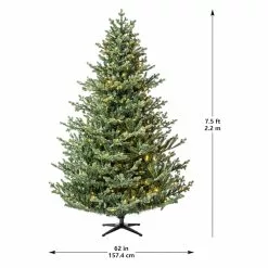 Hot Sale ⭐ 7.5ft. Pre-Lit Balkan Spruce Quick Set® Artificial Christmas Tree, Color-Changing LED Lights by Ashland® 🎉 -Michaels Store 10671960 22