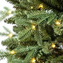 Promo 🌟 7ft. Pre-Lit Denison Slim Fir Artificial Christmas Tree, Fairy Warm White LED Lights by Ashland® 😍 -Michaels Store 10671962 11