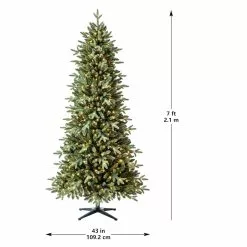 Promo 🌟 7ft. Pre-Lit Denison Slim Fir Artificial Christmas Tree, Fairy Warm White LED Lights by Ashland® 😍 -Michaels Store 10671962 13