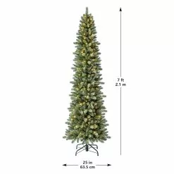 New 🔔 7ft. Pre-Lit Avalian Pencil Pine Artificial Christmas Tree, Warm White Fairy LED Lights by Ashland® 👍 15 New 🔔 7ft. Pre-Lit Avalian Pencil Pine Artificial Christmas Tree, Warm White Fairy LED Lights by Ashland® 👍 -Michaels Store 10671964 13