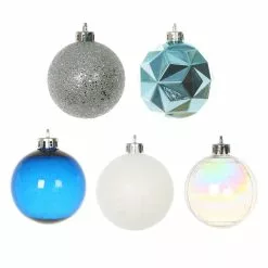 Wholesale ⌛ Assorted 50ct. 2" Silver, Blue & White Ball Ornament Set by Ashland® ✨ 7 Wholesale ⌛ Assorted 50ct. 2" Silver, Blue & White Ball Ornament Set by Ashland® ✨ -Michaels Store 10672842 3