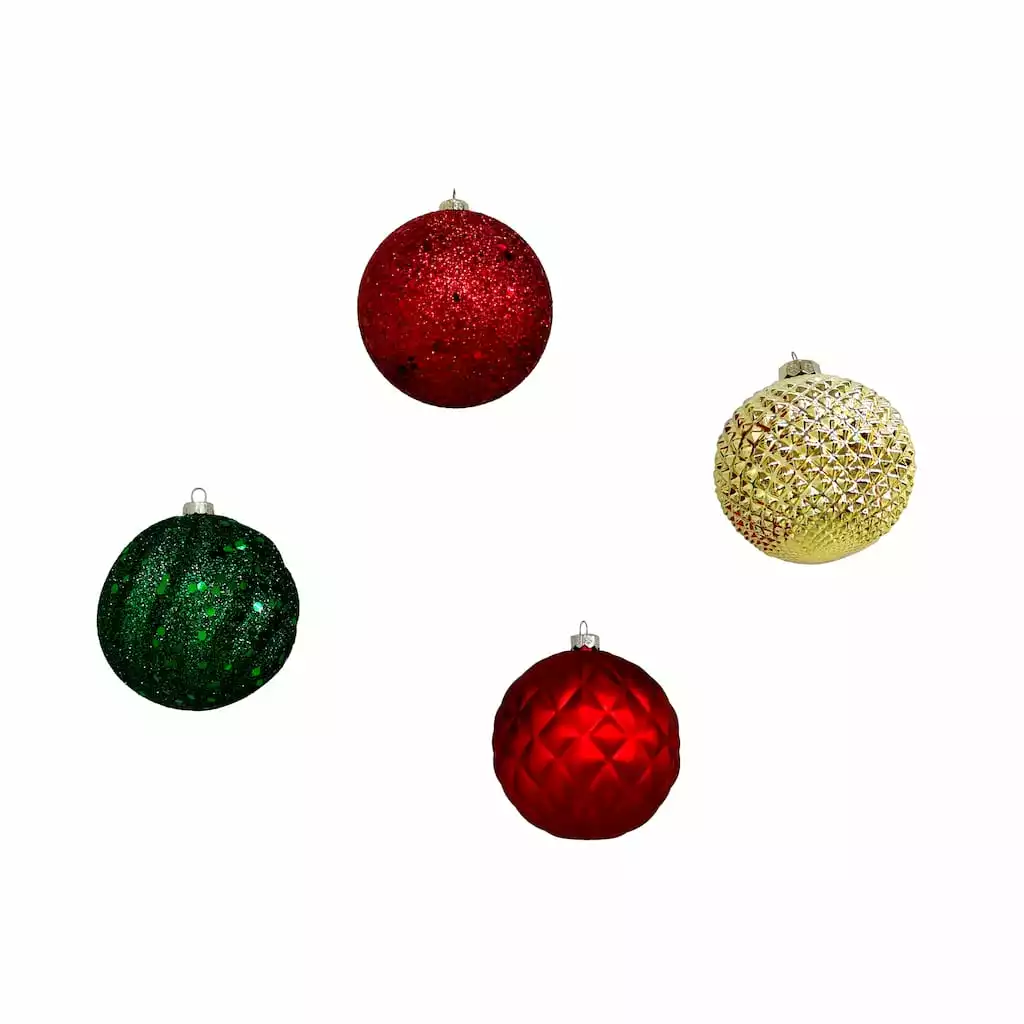 New ✨ Assorted 32ct. 3" Red, Green & Gold Shatterproof Ball Ornaments by Ashland® 😉 5 New ✨ Assorted 32ct. 3" Red, Green & Gold Shatterproof Ball Ornaments by Ashland® 😉 - Image 3