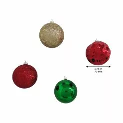New ✨ Assorted 32ct. 3" Red, Green & Gold Shatterproof Ball Ornaments by Ashland® 😉 9 New ✨ Assorted 32ct. 3" Red, Green & Gold Shatterproof Ball Ornaments by Ashland® 😉 -Michaels Store 10672846 4