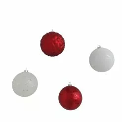 Top 10 ❤️ Assorted 32ct. 3" Red & White Shatterproof Ball Ornaments by Ashland® 💯 -Michaels Store 10672850 2